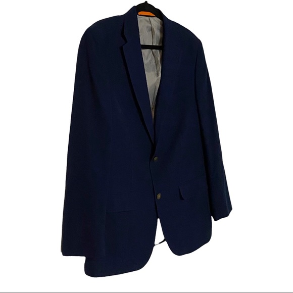Dockers Men’s Classic Navy 2 Button Blazer SZ40R - Picture 4 of 10
